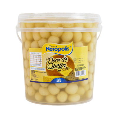 Doce de Queijo em Calda 5kg